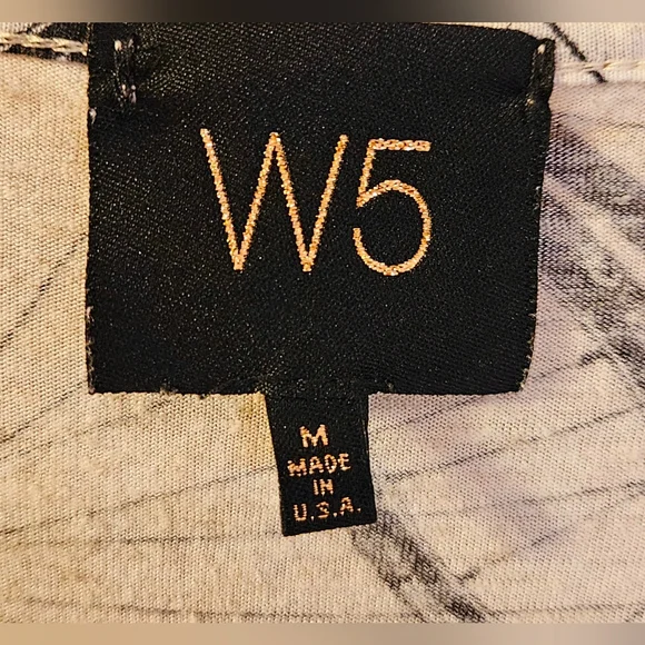 W5 Anthropologie Bicycle White Wheel Print Tunic With Black Bicycle Wheeles - Picture 9 of 9